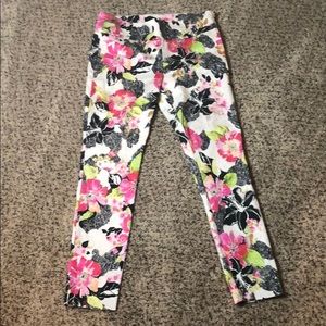 Marciano Floral pants with size zipper